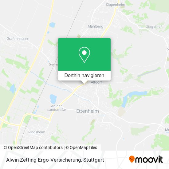 Alwin Zetting Ergo-Versicherung Karte