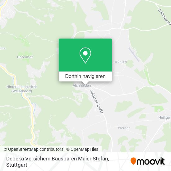 Debeka Versichern Bausparen Maier Stefan Karte