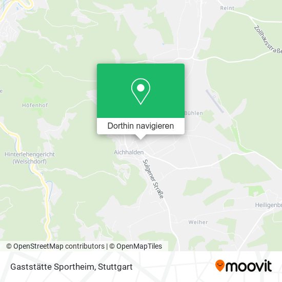 Gaststätte Sportheim Karte