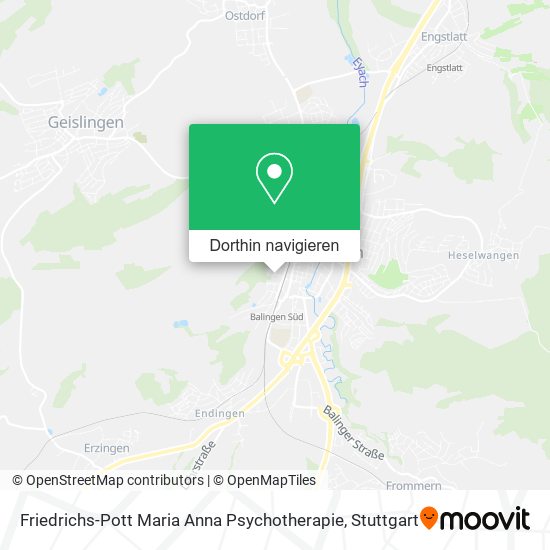 Friedrichs-Pott Maria Anna Psychotherapie Karte
