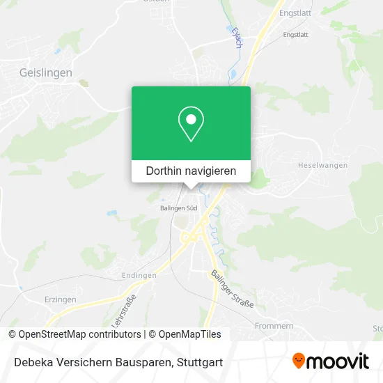Debeka Versichern Bausparen Karte