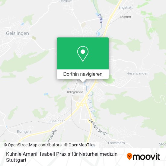 Kuhnle Amarill Isabell Praxis für Naturheilmedizin Karte
