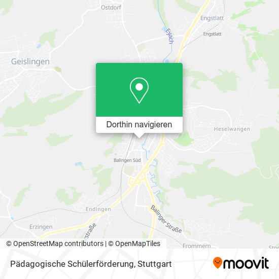 Pädagogische Schülerförderung Karte