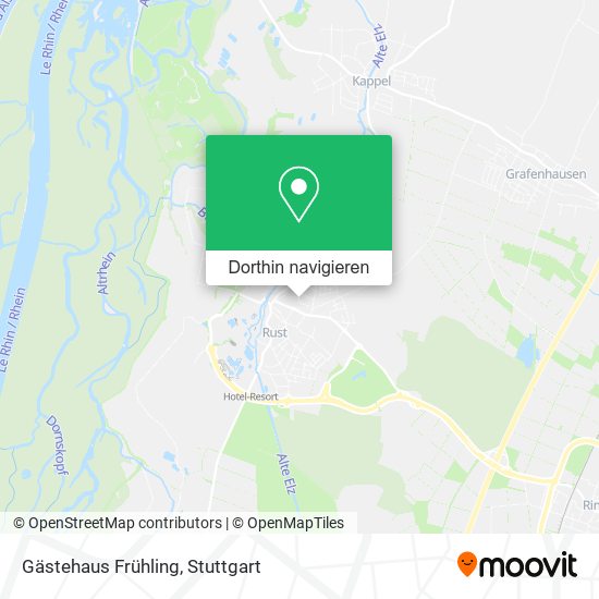 Gästehaus Frühling Karte