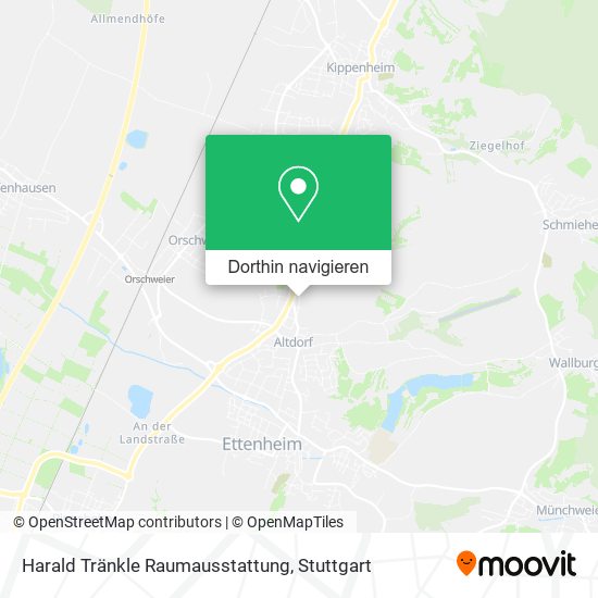 Harald Tränkle Raumausstattung Karte