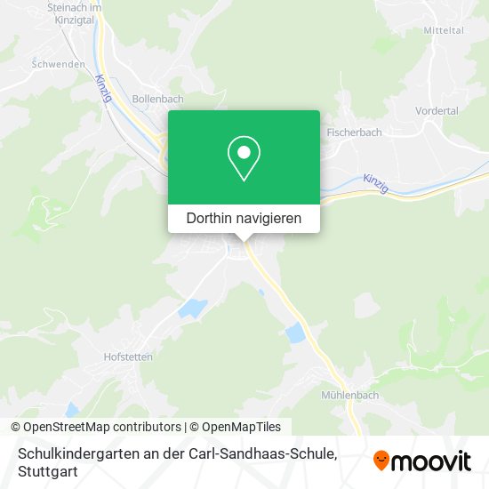 Schulkindergarten an der Carl-Sandhaas-Schule Karte