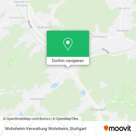 Wohnheim-Verwaltung Wohnheim Karte