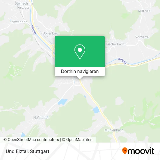 Und Elztal Karte