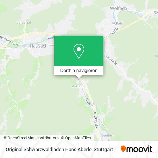 Original Schwarzwaldladen Hans Aberle Karte