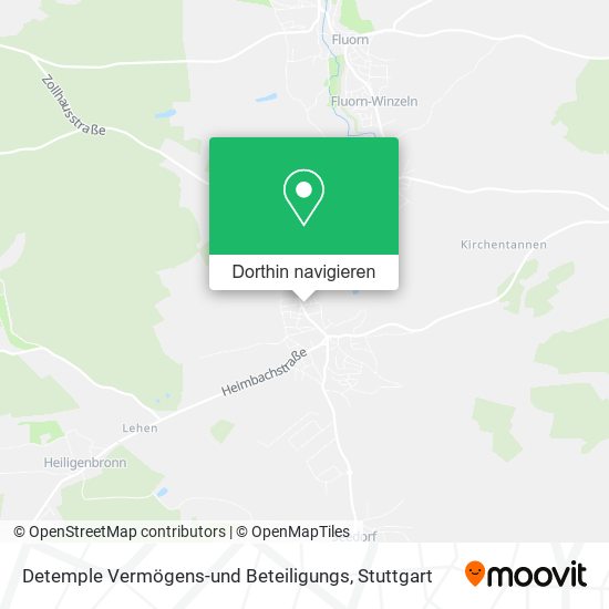 Detemple Vermögens-und Beteiligungs Karte
