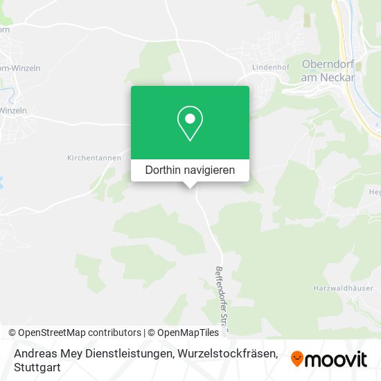 Andreas Mey Dienstleistungen, Wurzelstockfräsen Karte