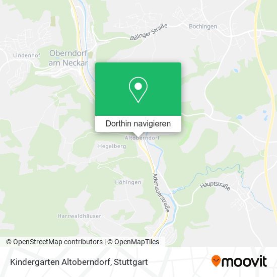 Kindergarten Altoberndorf Karte