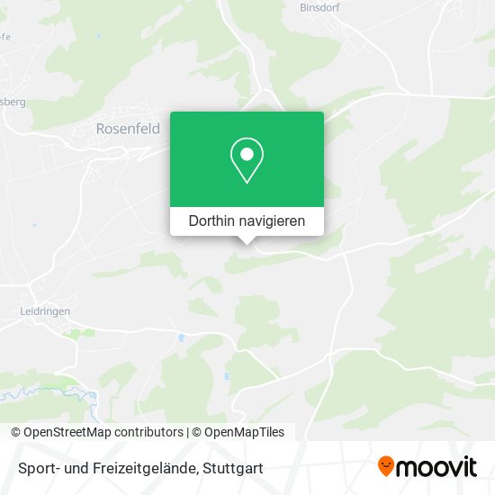 Sport- und Freizeitgelände Karte