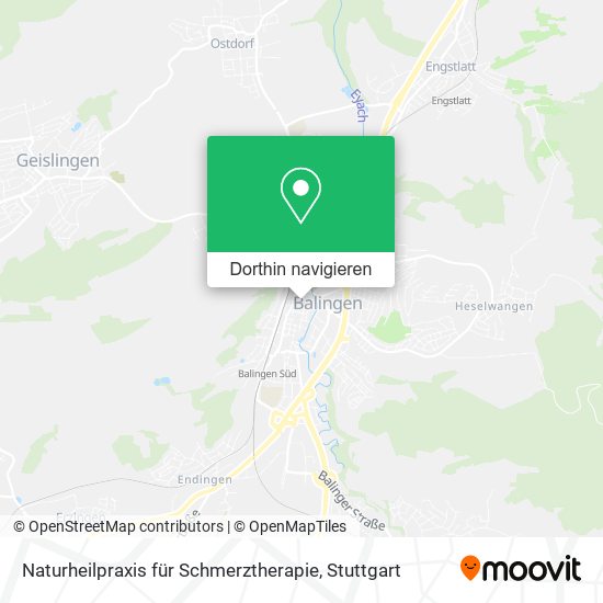 Naturheilpraxis für Schmerztherapie Karte
