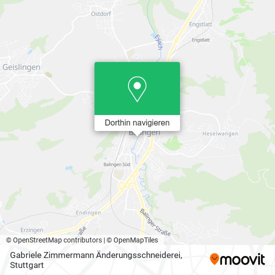 Gabriele Zimmermann Änderungsschneiderei Karte