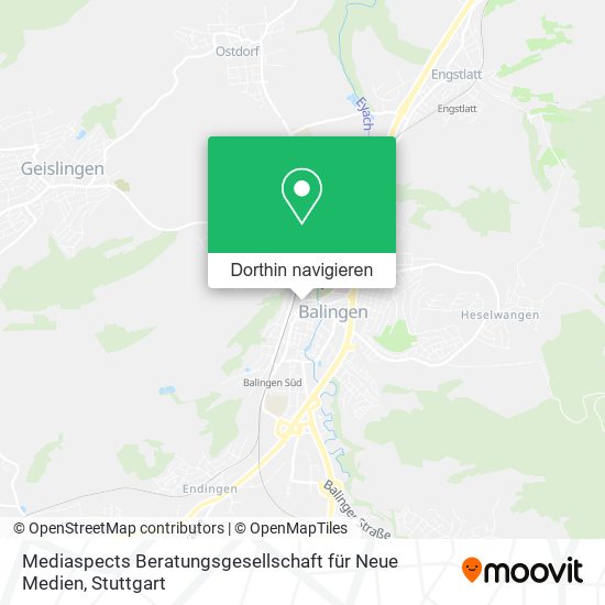 Mediaspects Beratungsgesellschaft für Neue Medien Karte