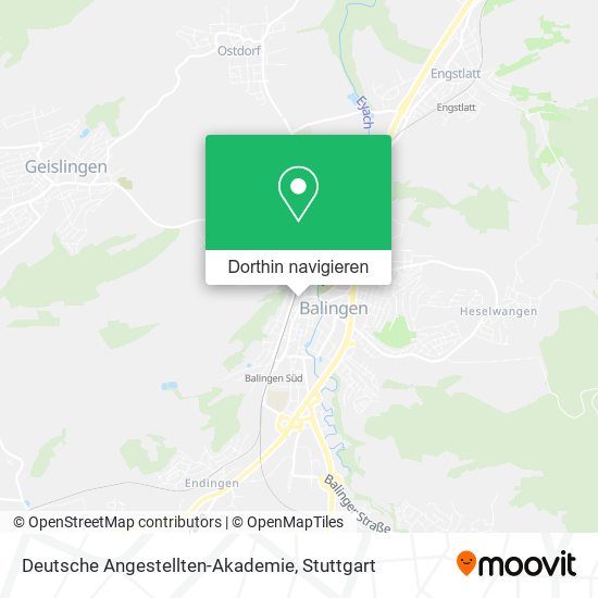 Deutsche Angestellten-Akademie Karte