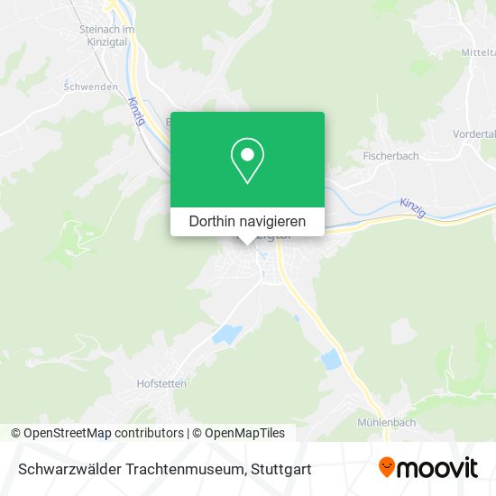 Schwarzwälder Trachtenmuseum Karte