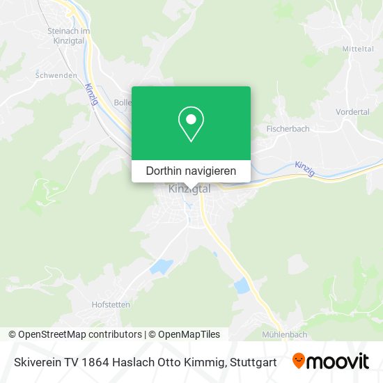 Skiverein TV 1864 Haslach Otto Kimmig Karte