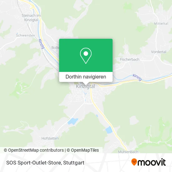 SOS Sport-Outlet-Store Karte