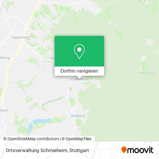 Ortsverwaltung Schmieheim Karte