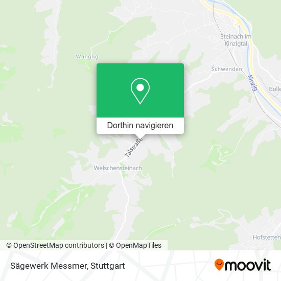 Sägewerk Messmer Karte