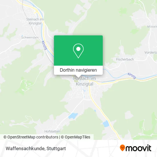 Waffensachkunde Karte