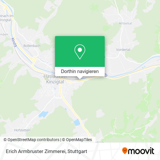 Erich Armbruster Zimmerei Karte