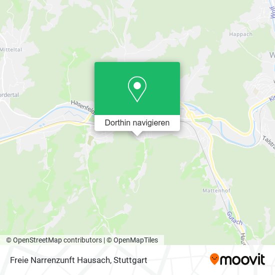 Freie Narrenzunft Hausach Karte