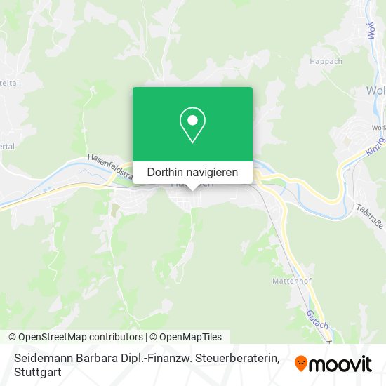 Seidemann Barbara Dipl.-Finanzw. Steuerberaterin Karte