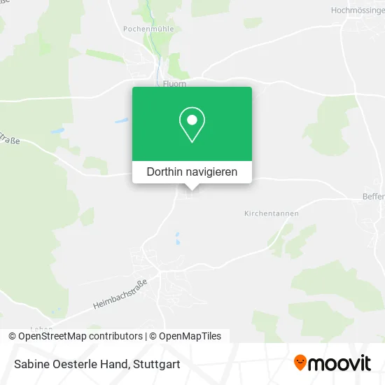 Sabine Oesterle Hand Karte