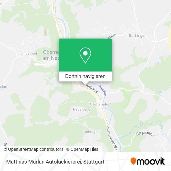 Matthias Märlän Autolackiererei Karte