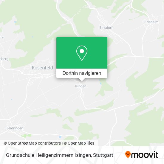 Grundschule Heiligenzimmern Isingen Karte