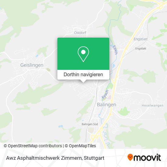 Awz Asphaltmischwerk Zimmern Karte