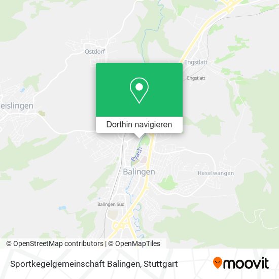 Sportkegelgemeinschaft Balingen Karte