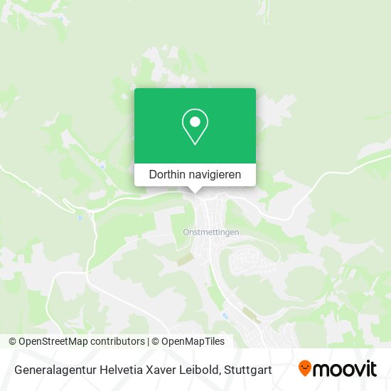 Generalagentur Helvetia Xaver Leibold Karte