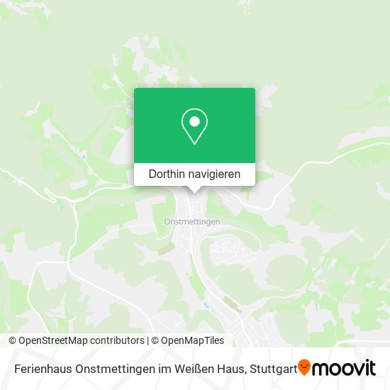 Ferienhaus Onstmettingen im Weißen Haus Karte