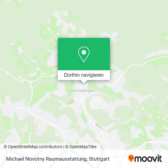 Michael Novotny Raumausstattung Karte