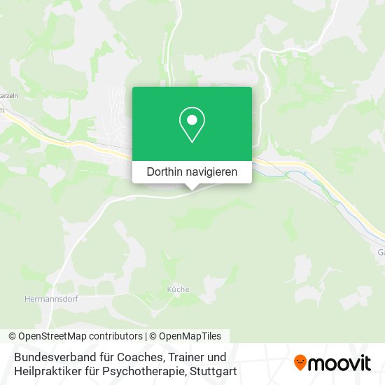 Bundesverband für Coaches, Trainer und Heilpraktiker für Psychotherapie Karte