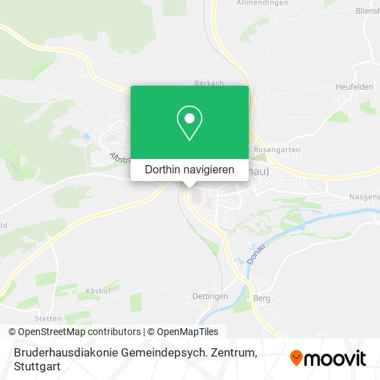 Bruderhausdiakonie Gemeindepsych. Zentrum Karte