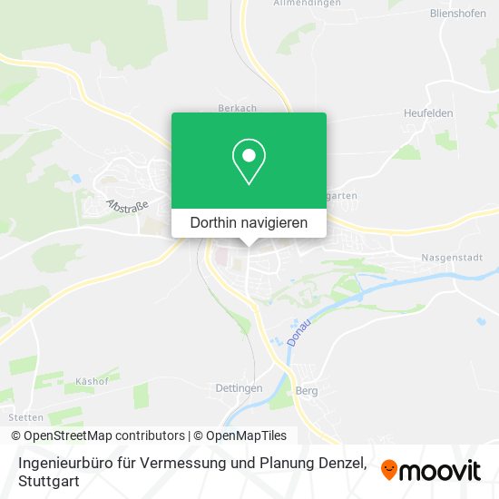 Ingenieurbüro für Vermessung und Planung Denzel Karte