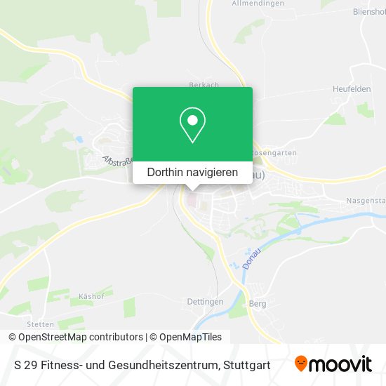 S 29 Fitness- und Gesundheitszentrum Karte