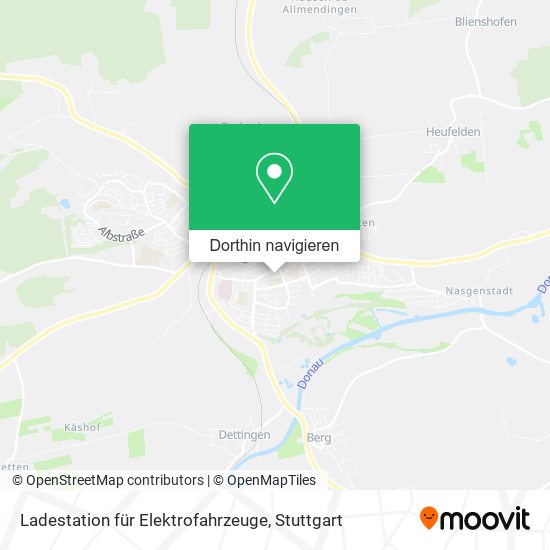 Ladestation für Elektrofahrzeuge Karte