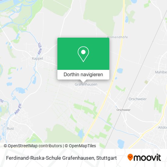 Ferdinand-Ruska-Schule Grafenhausen Karte