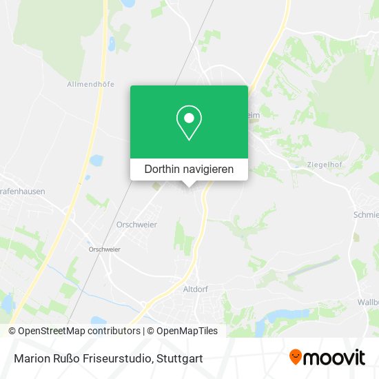 Marion Rußo Friseurstudio Karte