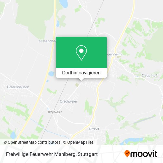 Freiwillige Feuerwehr Mahlberg Karte