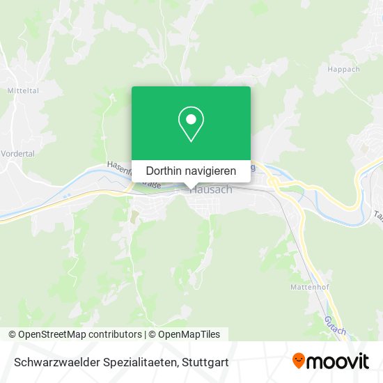 Schwarzwaelder Spezialitaeten Karte