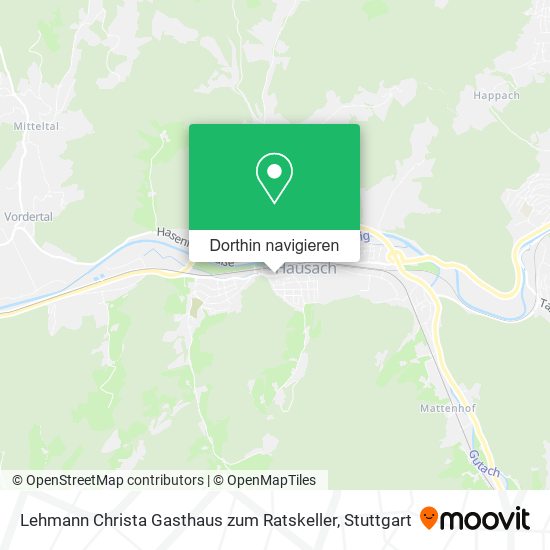 Lehmann Christa Gasthaus zum Ratskeller Karte