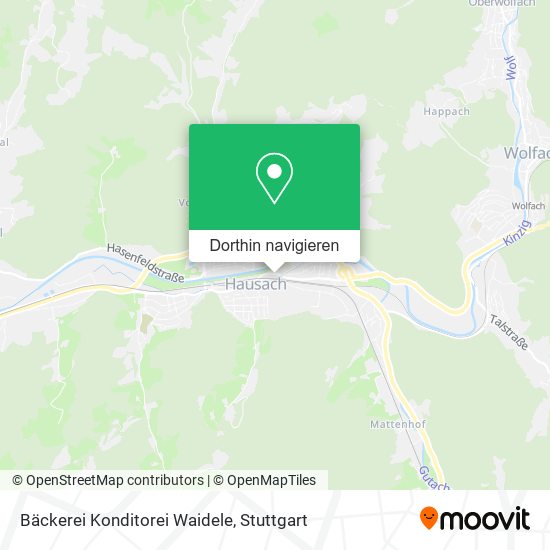 Bäckerei Konditorei Waidele Karte