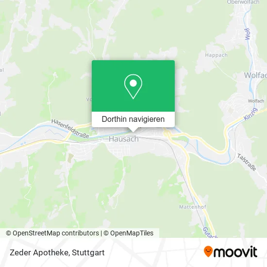 Zeder Apotheke Karte